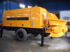 How to adjust pumping displacement of concrete pump truck