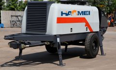 HBT60 cement pumping machine features and price