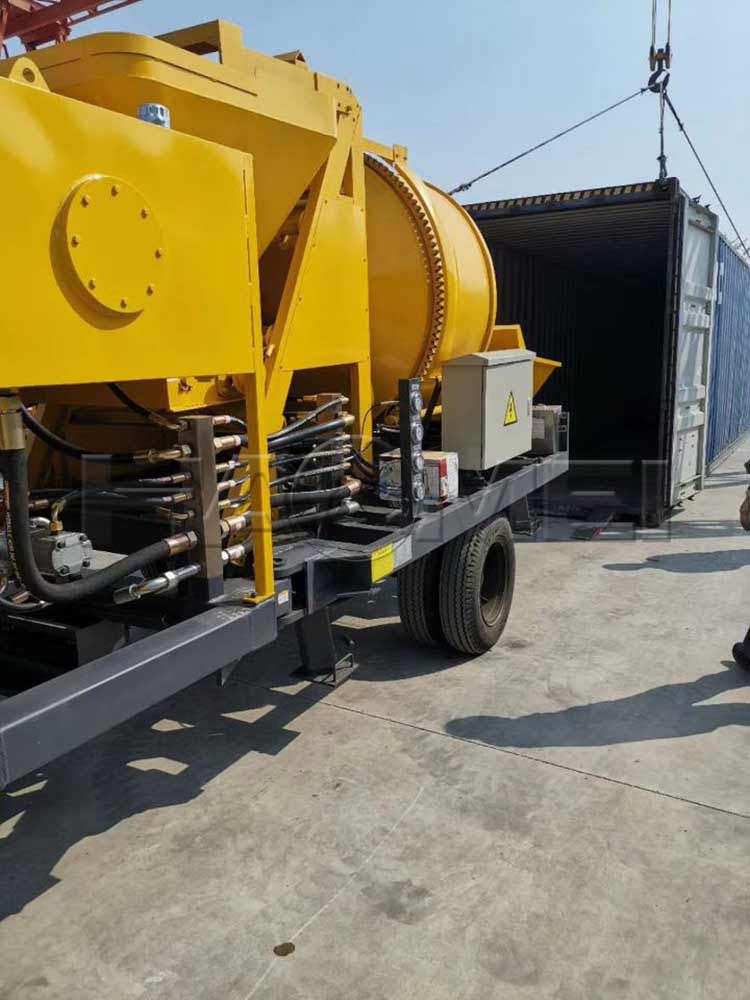 Where Is Concrete Mixer Pump Trailer Used