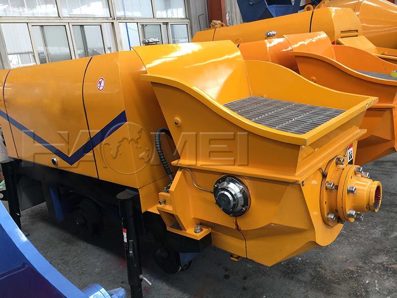 HBTS50 Concrete Trailer Pump To Oman